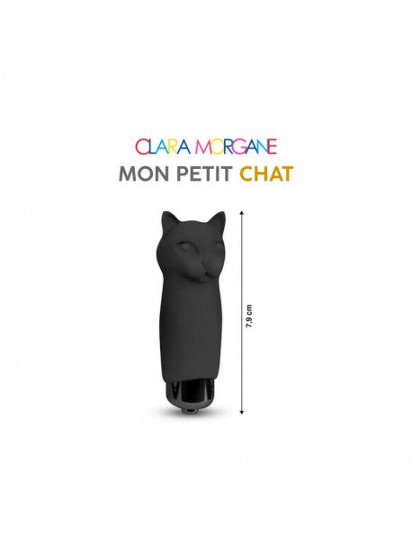 Mini vibromasseur Mon petit chat Clara Morgane - Noir CLARA MORGANE